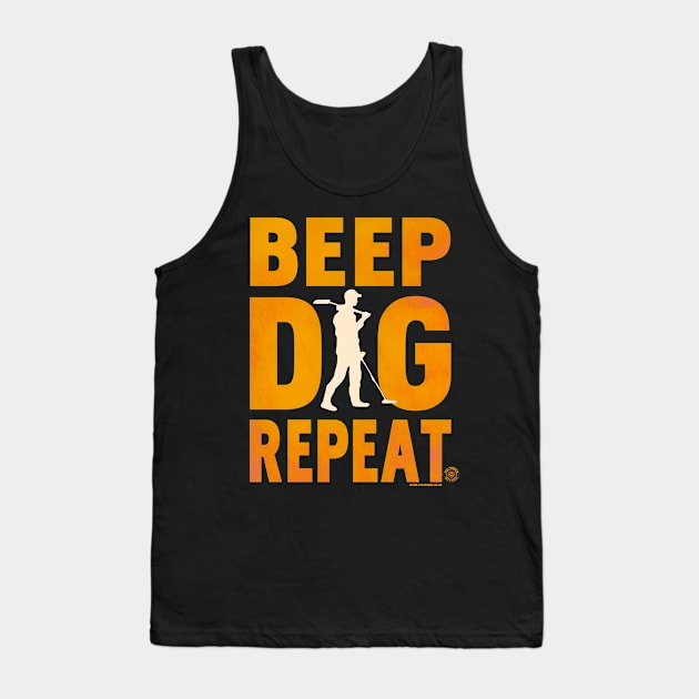 The Detectorists by Eye Voodoo - Beep Dig Repeat mk1 Tank Top by eyevoodoo